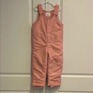 The Children's Place Pink Puffer Overalls